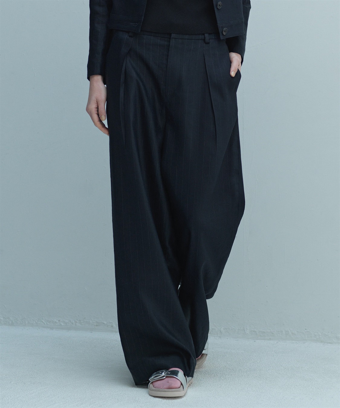 49AV JUNKO SHIMADA 【TIME SALE】NALYAワイドタックパンツ_variation_2