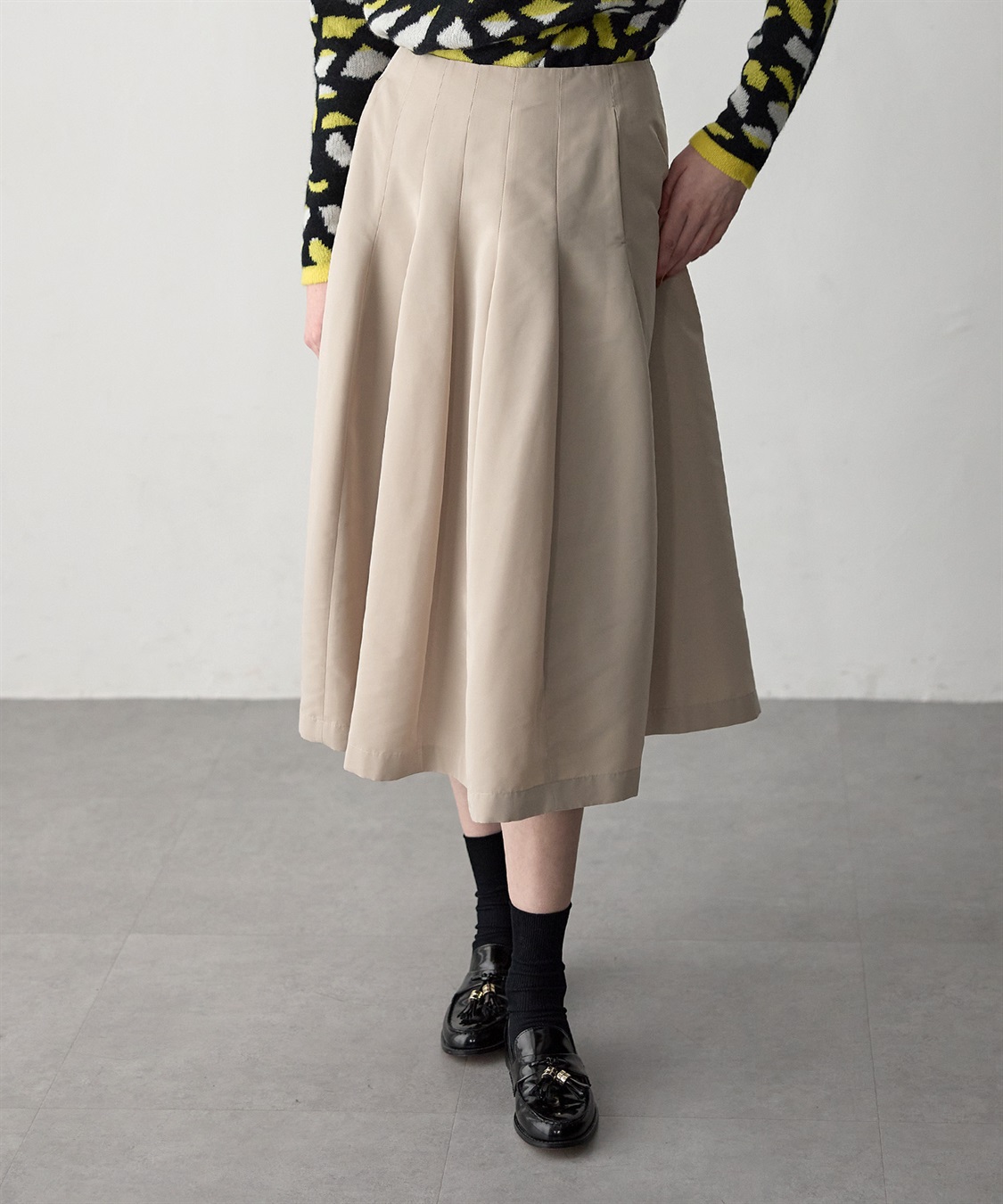 49AV JUNKO SHIMADA 【TIME SALE】ライトウェザーフレアスカート_main