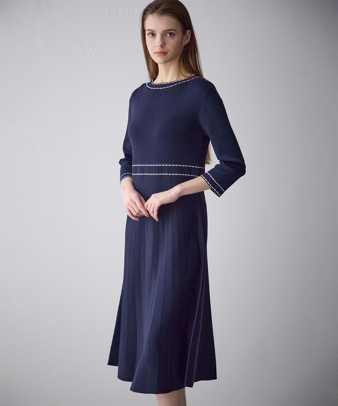 49AV JUNKO SHIMADA 配色ニットワンピース_variation_4