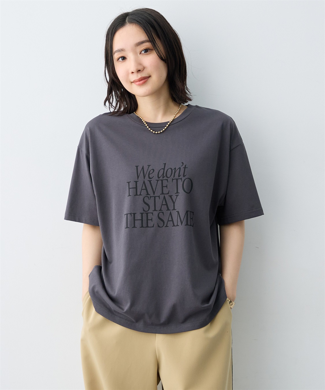 anyfee 【anyfee/大きいサイズ】選べる2柄・多機能プリント半袖Tシャツ《接触冷感・遮熱機能》_variation_3