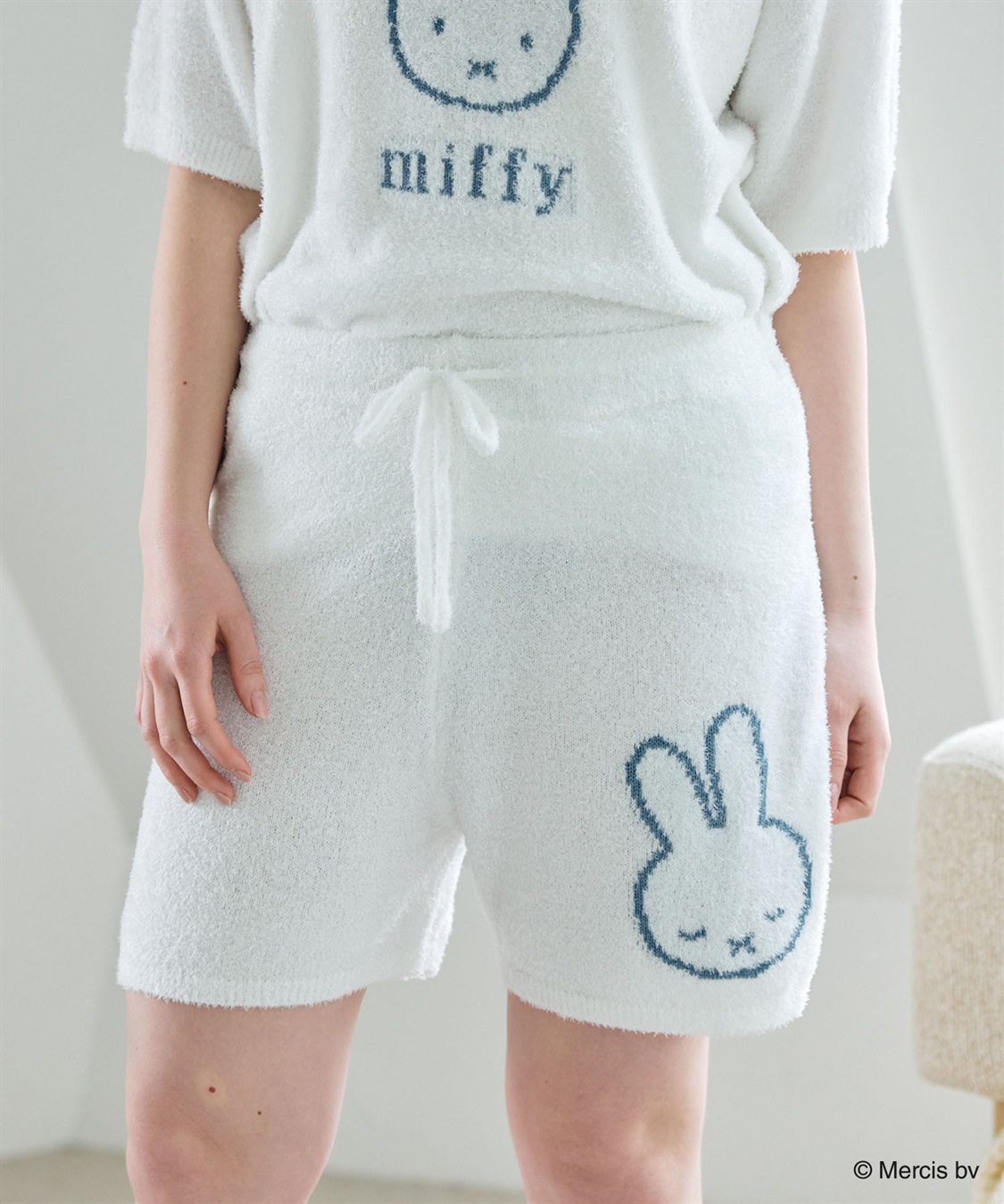 Life Style by cross marche 【miffy/ミッフィー】もちふわsleepソフトエアニットショートパンツルームウェア◆別注◆上下別売り_main