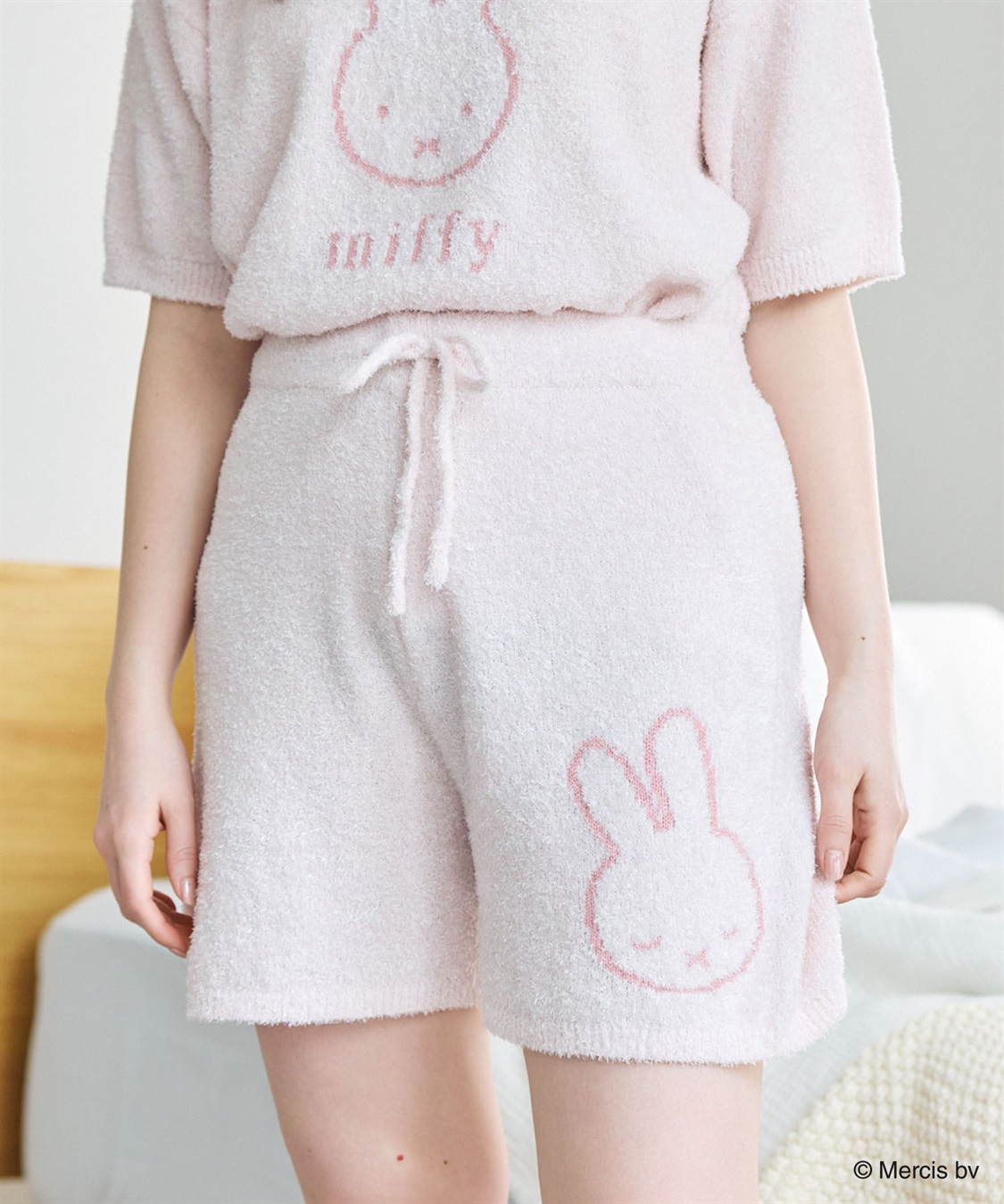 Life Style by cross marche 【miffy/ミッフィー】もちふわsleepソフトエアニットショートパンツルームウェア◆別注◆上下別売り_variation_2