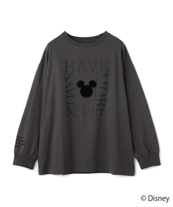 anyfee 【anyfee/プラスサイズ】《Disney/ディズニー》レタリングフロントプリントTシャツ_variationthumb_2