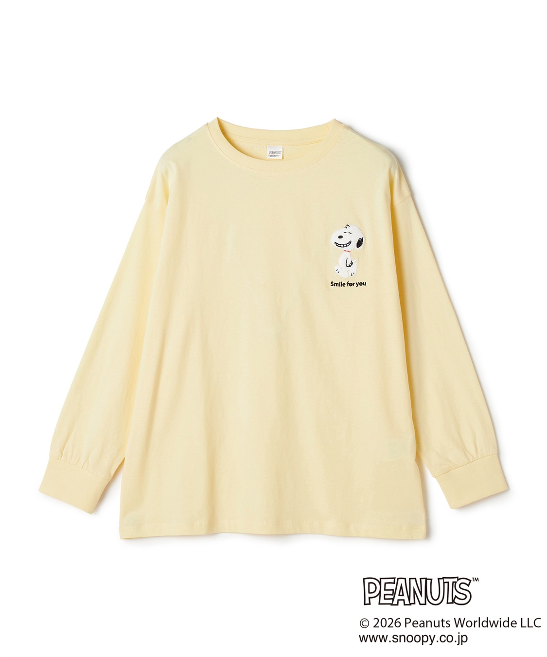 chara station 【PEANUTS/ピーナッツ】スヌーピー/SNOOPY サガラ刺繍ロンT◆別注◆_variation_3