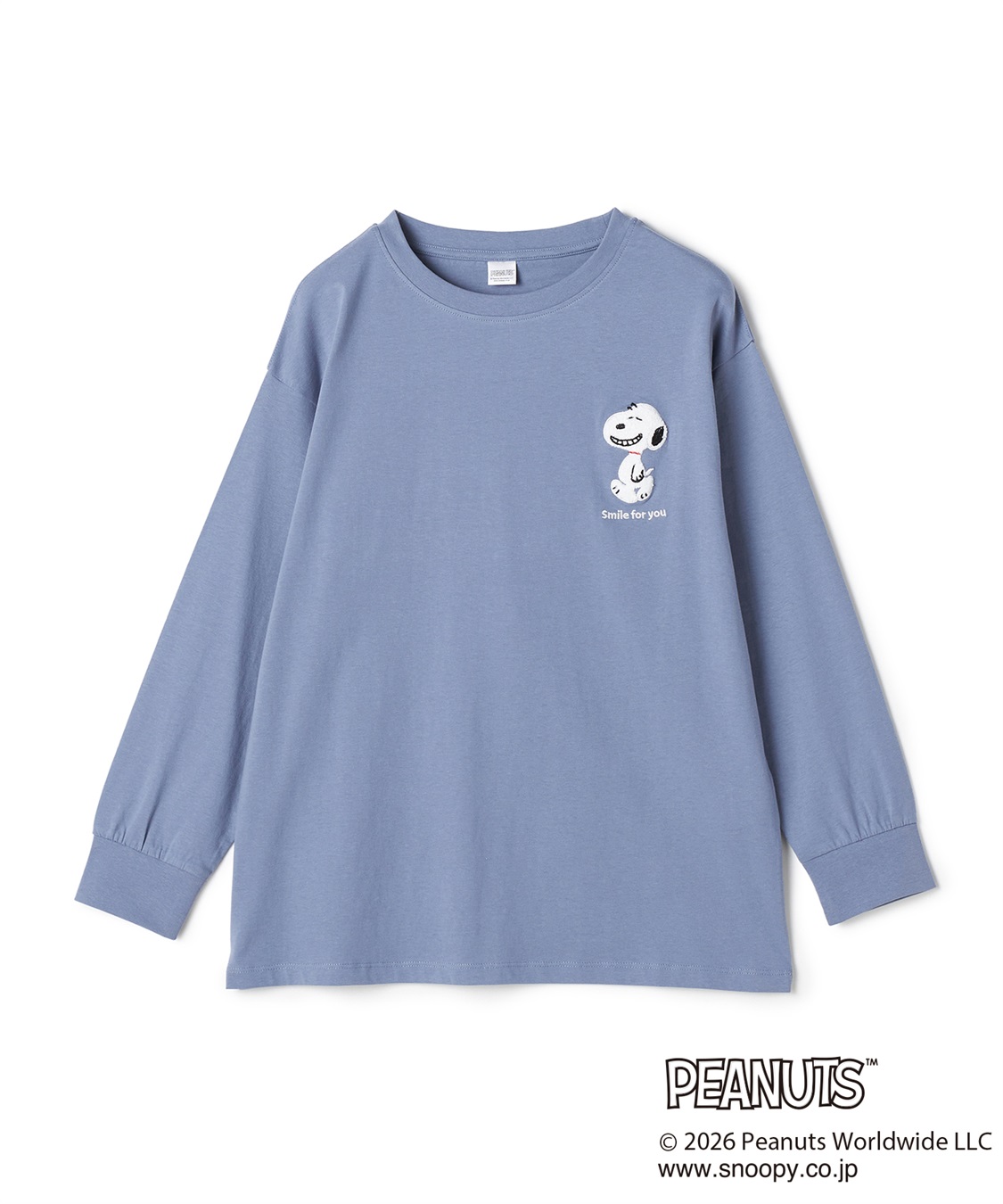 chara station 【PEANUTS/ピーナッツ】スヌーピー/SNOOPY サガラ刺繍ロンT◆別注◆_variation_4