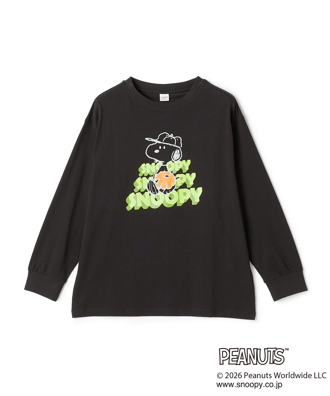 Life Style by cross marche 【PEANUTS/ピーナッツ】SNOOPY/スヌーピーベースボールロゴプリントロンT◆別注◆（2026SS）_variation_2