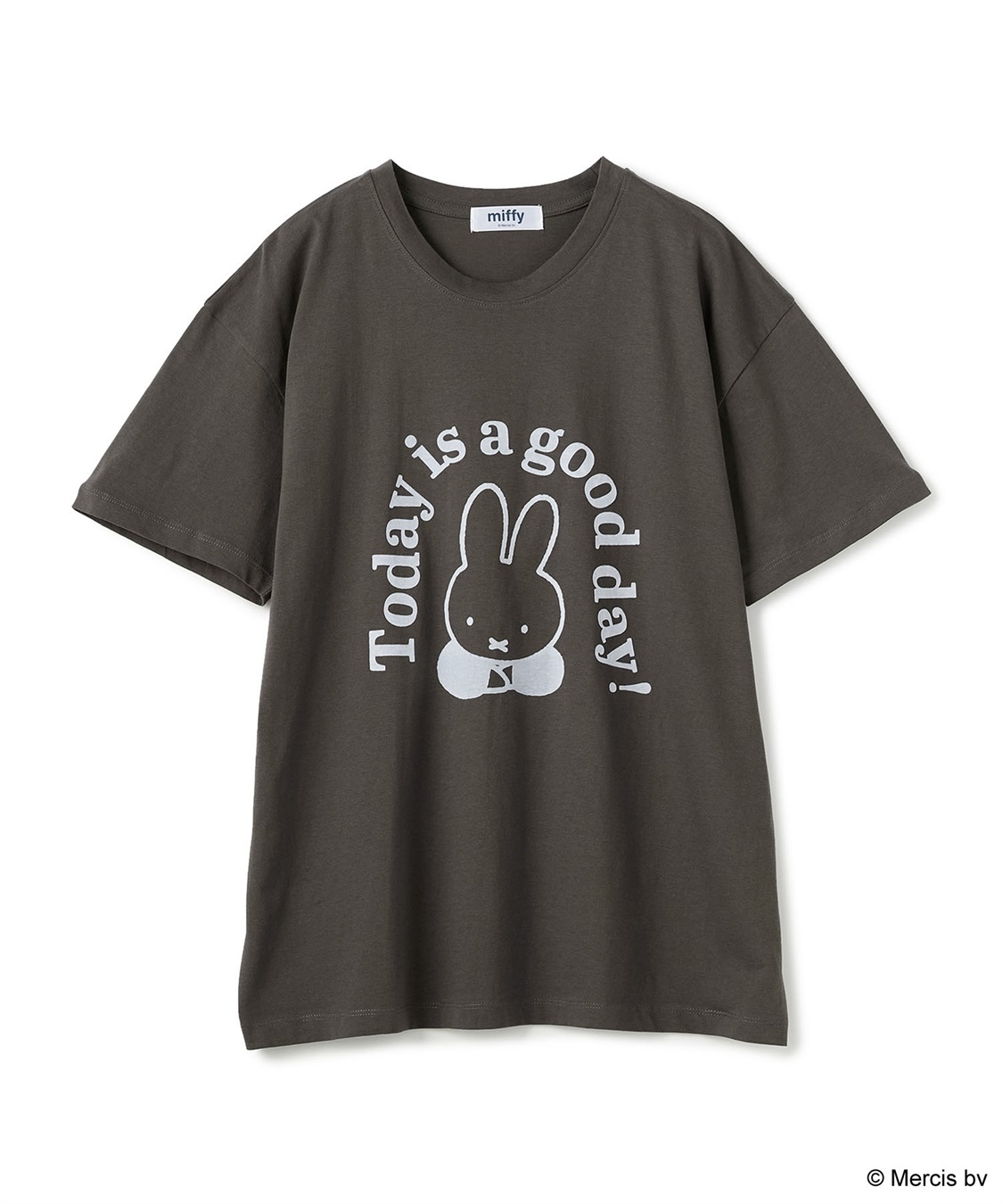chara station 【miffy/ミッフィー】英字プリント半袖Tシャツ_variation_2