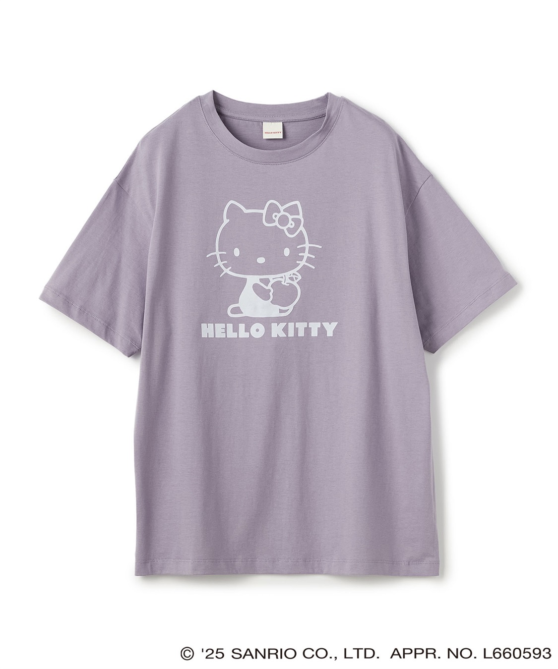 chara station 【sanrio characters】HELLO KITTY/ハローキティ フロッキープリント半袖Ｔシャツ《サンリオキャラクターズ》_variation_3