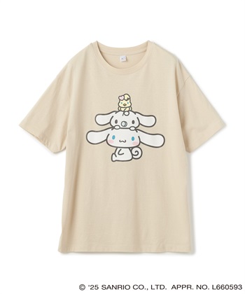 chara station 【sanrio characters】シナモロールプリント半袖Tシャツ《サンリオキャラクターズ》_variationthumb_2