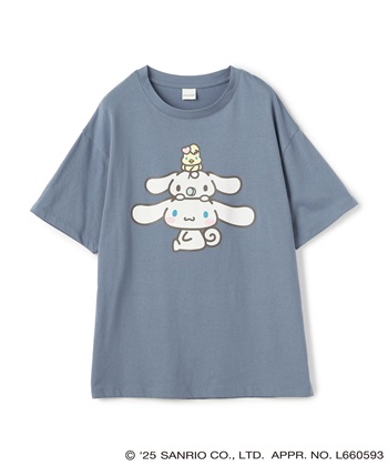 chara station 【sanrio characters】シナモロールプリント半袖Tシャツ《サンリオキャラクターズ》_variationthumb_3