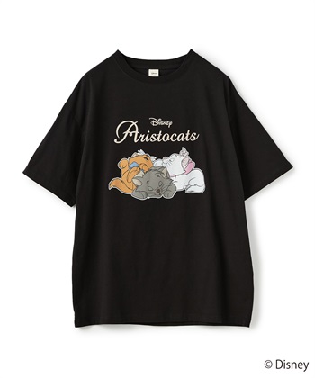 Life Style by cross marche 【Disney/ディズニー】おしゃれキャット・マリー＆ベルリオーズ＆トゥルーズ・プリント半袖Tシャツ（The Aristocats）_variationthumb_1
