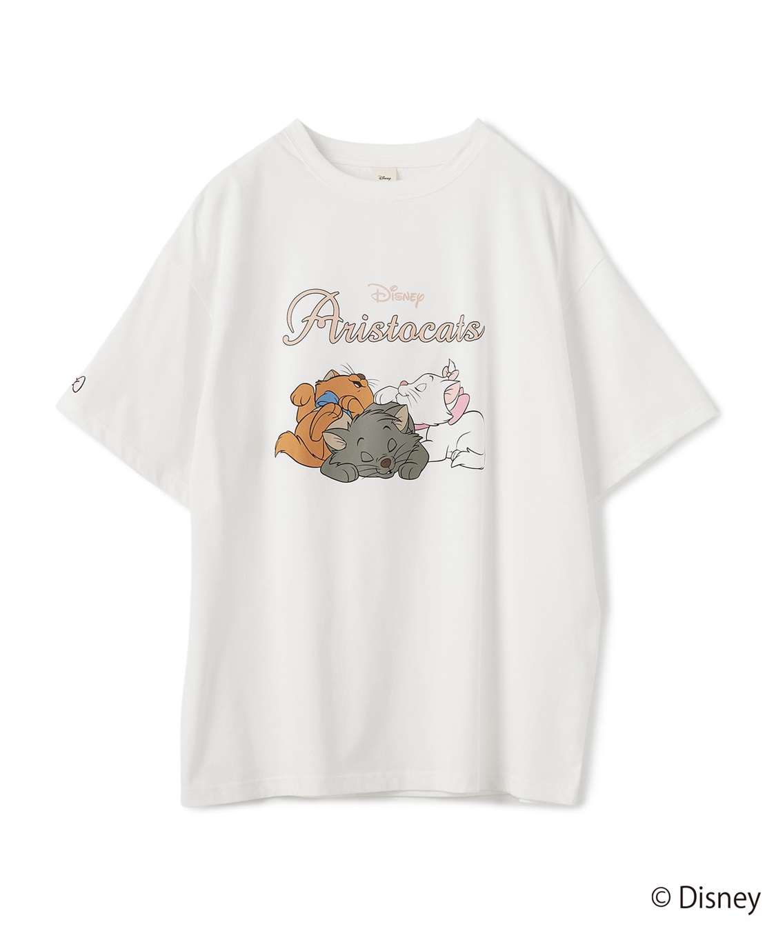 Life Style by cross marche 【Disney/ディズニー】おしゃれキャット・マリー＆ベルリオーズ＆トゥルーズ・プリント半袖Tシャツ（The Aristocats）_variation_2