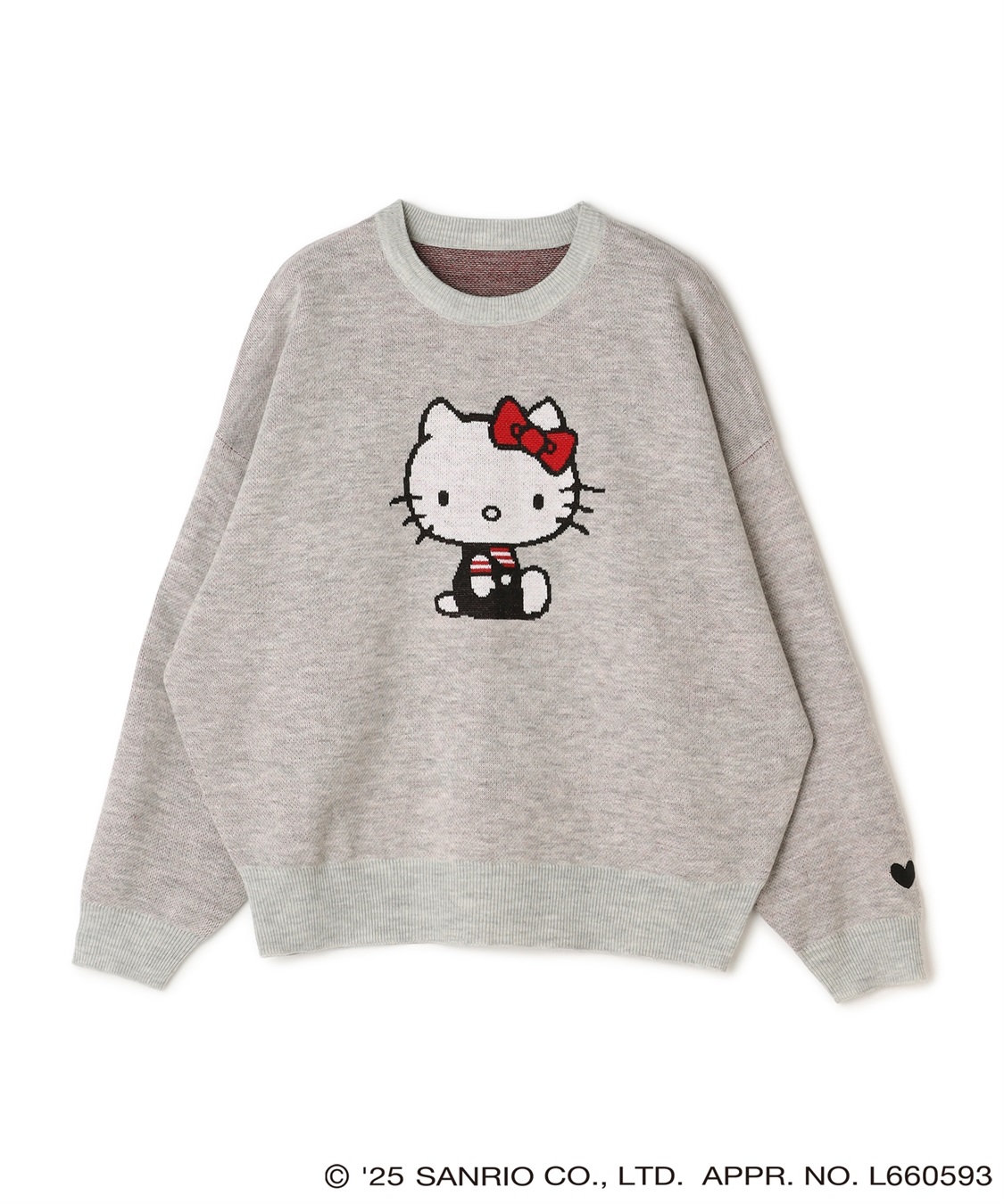 chara station 【sanrio characters】HELLO KITTY/ハローキティジャガードニット/クラシック/レトロ《サンリオキャラクターズ》_variation_1