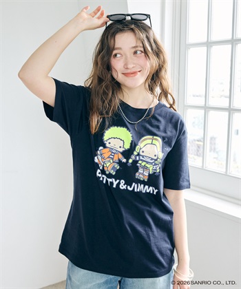 chara station 【sanrio characters】パティ＆ジミープリント半袖Tシャツ《サンリオキャラクターズ》_variationthumb_3