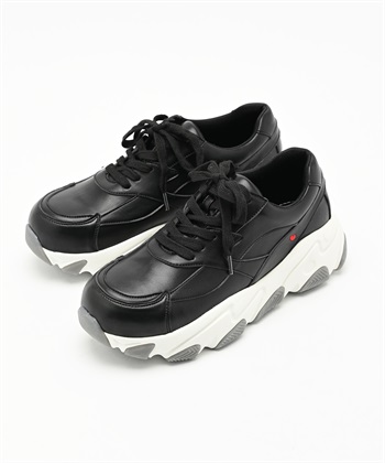 anyfee 【anyfee/プラスサイズ】厚底スニーカー（4E・甲高・幅広）《la farfa SHOES/ラファーファシューズ》_variationthumb_2
