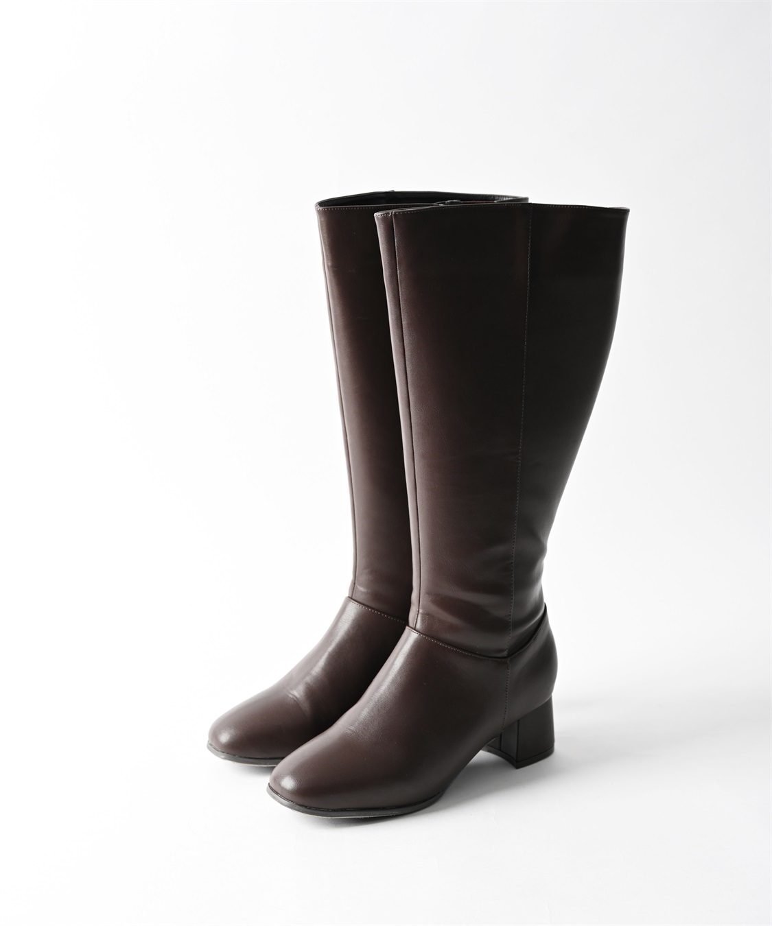 anyfee 【anyfee/プラスサイズ】5.5cmヒールロングブーツ（4E・甲高・幅広）《la farfa SHOES/ラファーファシューズ》_variation_2