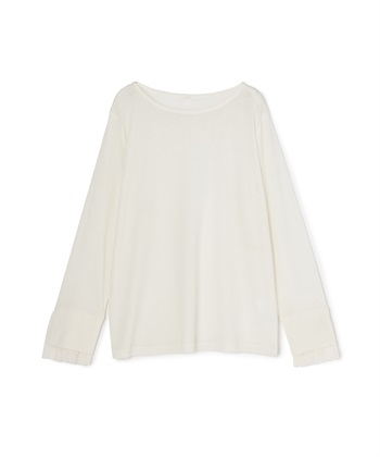 anyfee 【anyfee/プラスサイズ】袖チュールTシャツ_variationthumb_1