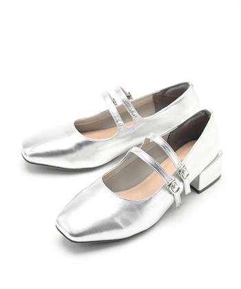 anyfee 【anyfee/プラスサイズ】4cmヒールスクエアトゥ2Wayメリージェーン（4E・甲高・幅広）《la farfa SHOES/ラファーファシューズ》_variationthumb_2