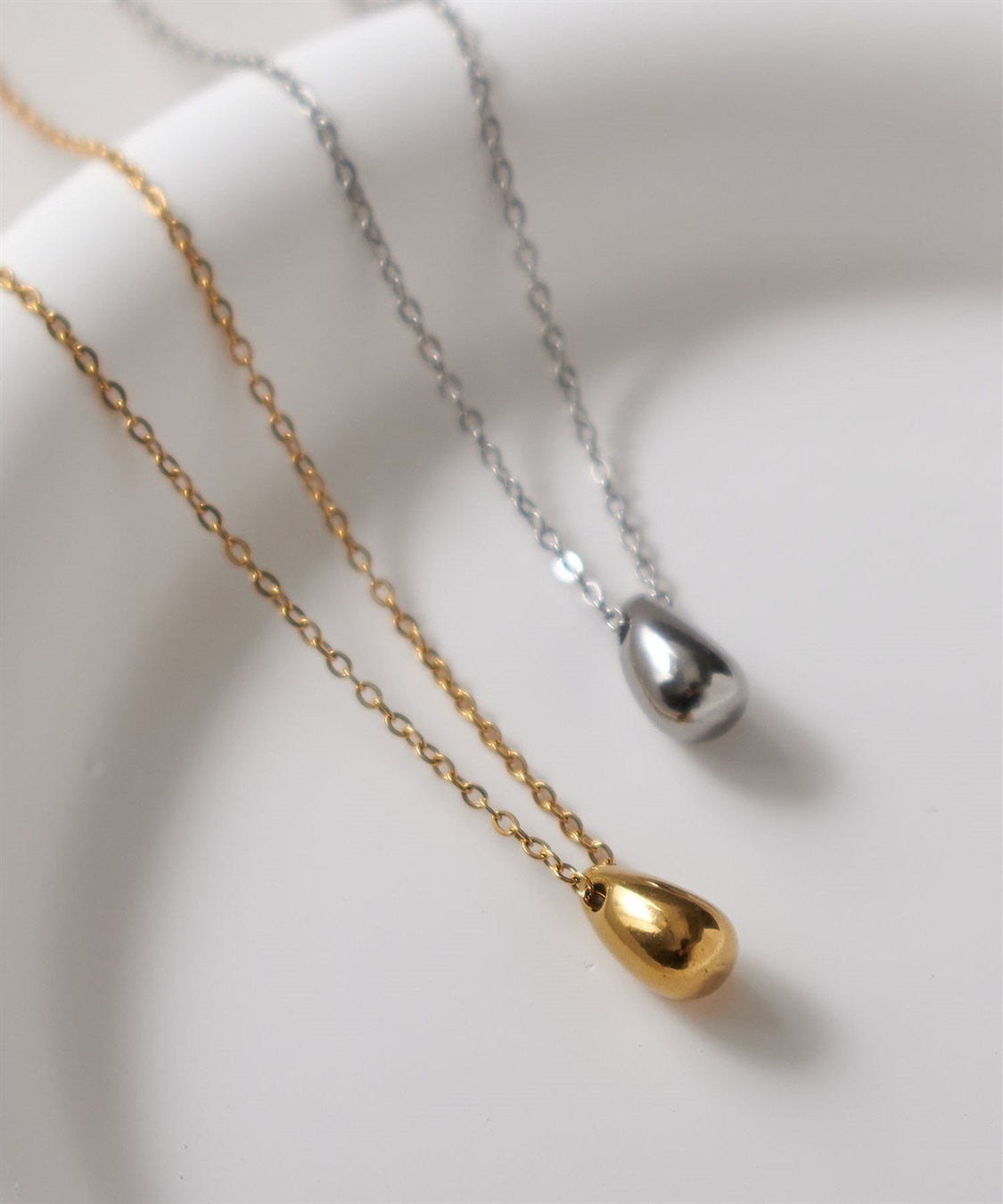 anyfee 【anyfee/プラスサイズ】ニッケルフリーワンポイントネックレス《金属アレルギー対応》_main