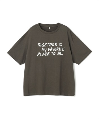 anyfee 【anyfee/プラスサイズ】ロゴプリント半袖Tシャツ_variationthumb_4