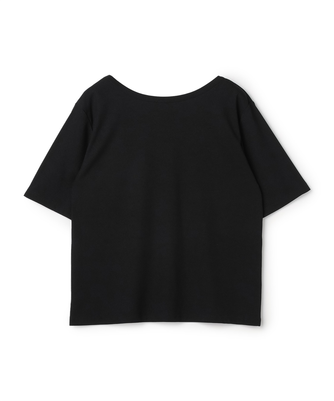 anyfee 【anyfee/プラスサイズ】前後２WAYリブバレエネックTシャツ_variation_1