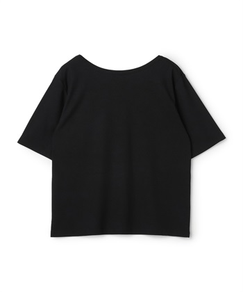 anyfee 【anyfee/プラスサイズ】前後２WAYリブバレエネックTシャツ_variationthumb_1