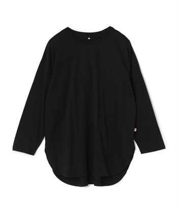 anyfee 【anyfee/大きいサイズ】ラウンドヘムロングスリーブワイドTEE_variationthumb_1