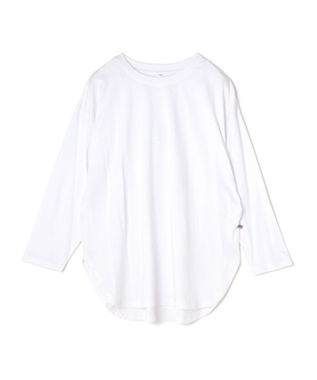 anyfee 【anyfee/大きいサイズ】ラウンドヘムロングスリーブワイドTEE_variationthumb_2