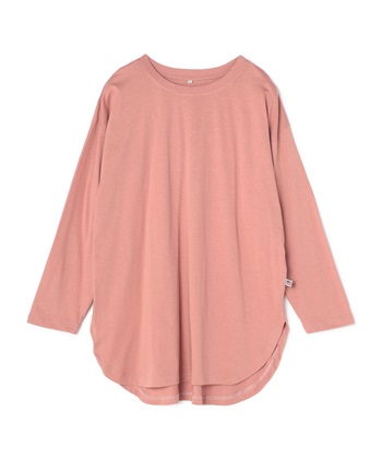 anyfee 【anyfee/大きいサイズ】ラウンドヘムロングスリーブワイドTEE_variationthumb_4