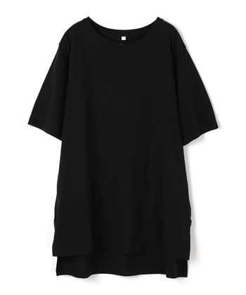 anyfee 【anyfee/プラスサイズ】USAコットンオーバーサイズベーシック半袖Tシャツ・接触冷感_variationthumb_2