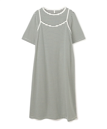 anyfee 【anyfee/プラスサイズ】TシャツSETレイヤードキャミワンピース/アンサンブル_variationthumb_2