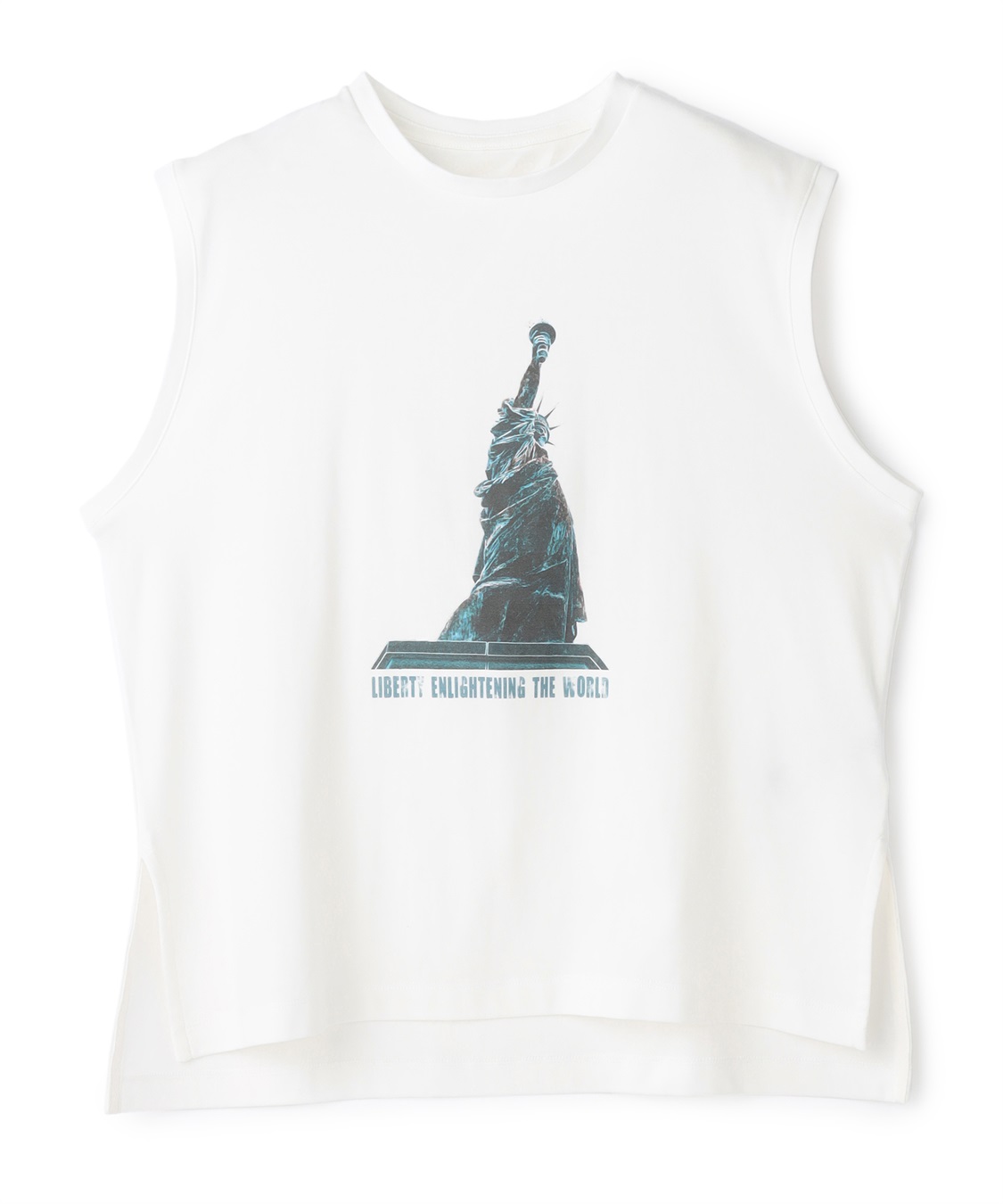 ATS プリント柄ノースリーブTシャツ_main