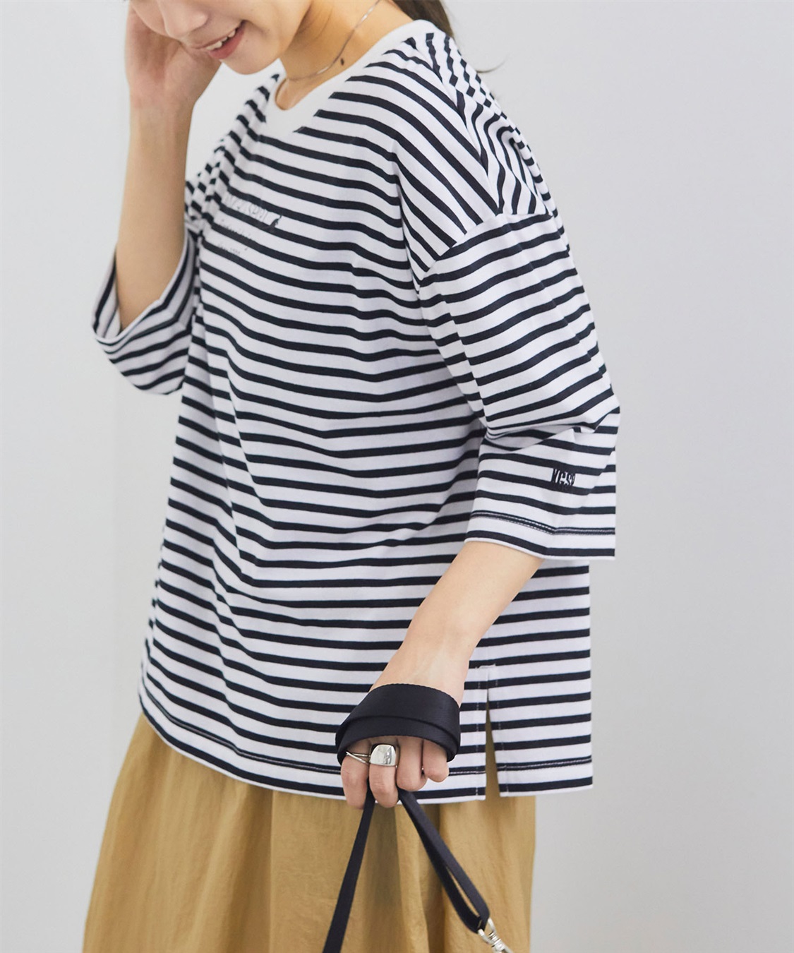 Life Style by cross marche 【KANGOL SPORT】7分袖ロゴTシャツ_main
