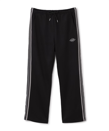 【KANGOL SPORT】サイドライントラックパンツ《UV対策・ストレッチ・ジャージ》◆新色追加◆(ブラック-M)
