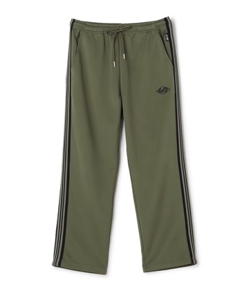 【KANGOL SPORT】サイドライントラックパンツ《UV対策・ストレッチ・ジャージ》◆新色追加◆(カーキ-M)