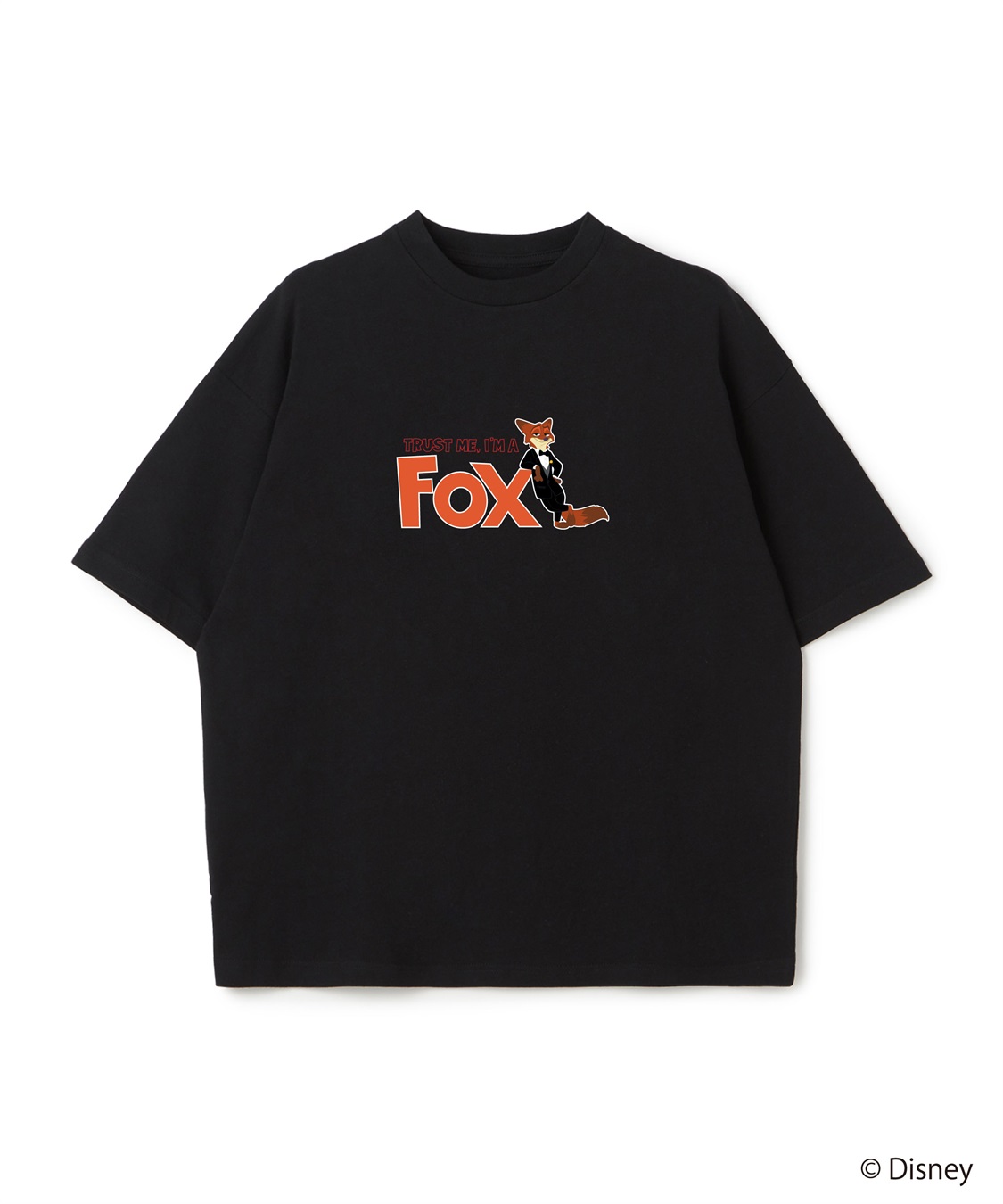 LAFUKU 【Zootopia 2/ズートピア2】タキシード ニック プリントTシャツ / Over Harf Sleeve T-shirt《UNISEX》_variation_2