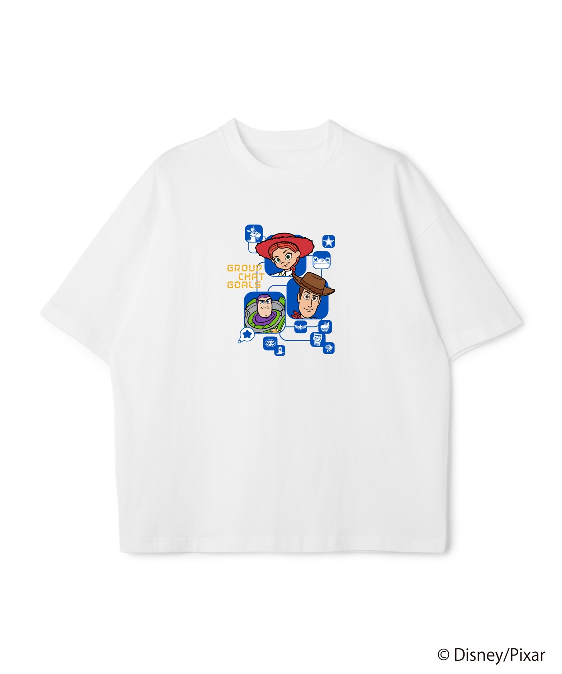LAFUKU 【TOY STORY 5/トイ・ストーリー5】キャラクタープリント半袖Tシャツ / Over Harf Sleeve T-shirt《UNISEX》_variation_1