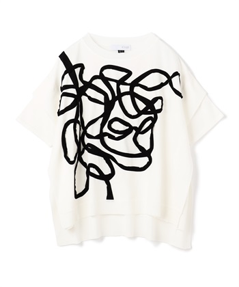 ATSURO TAYAMA 手書き風テープトップス_variationthumb_2
