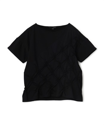 ATSURO TAYAMA 格子柄シャーリングTシャツ_variationthumb_2