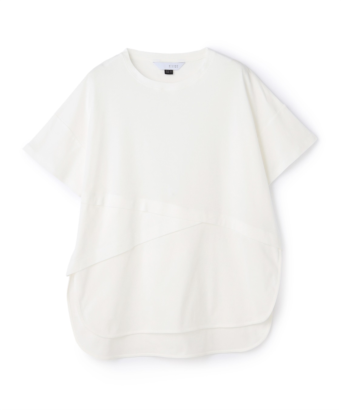 ATSURO TAYAMA バイアス切り替えTシャツ_main