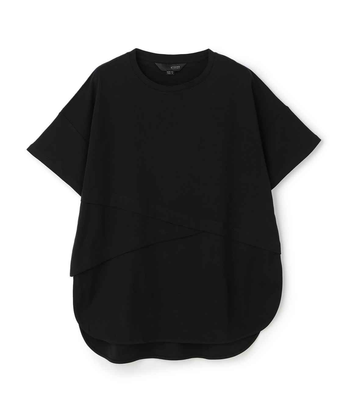 ATSURO TAYAMA バイアス切り替えTシャツ_variation_2