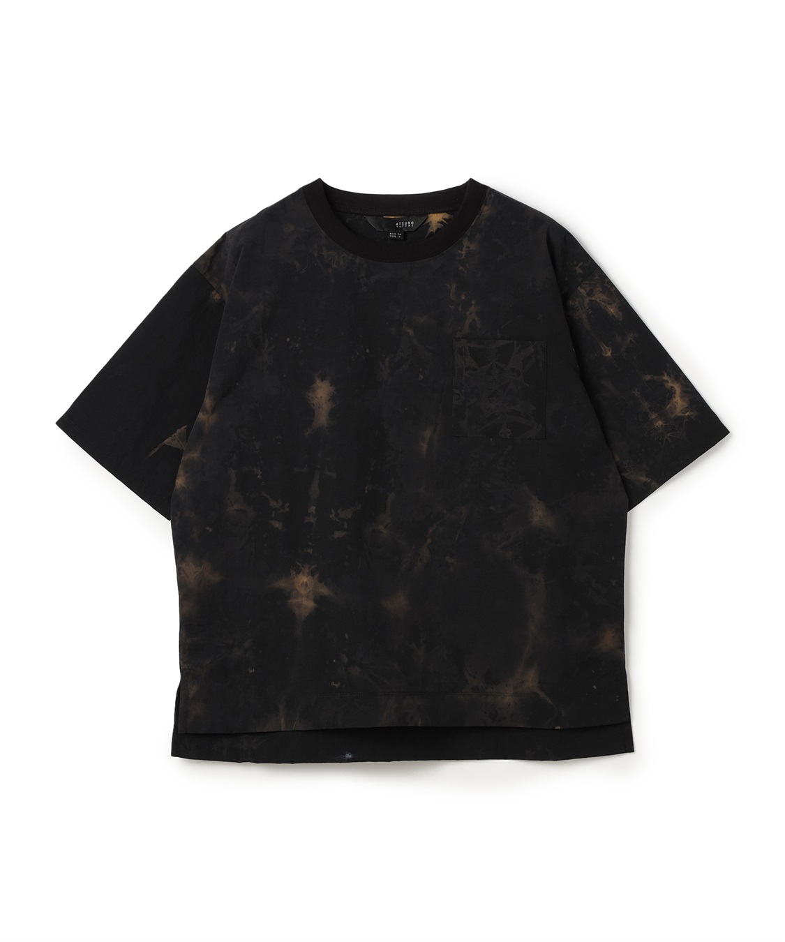 ATSURO TAYAMA ムラ染め風プリントTシャツ_variation_1