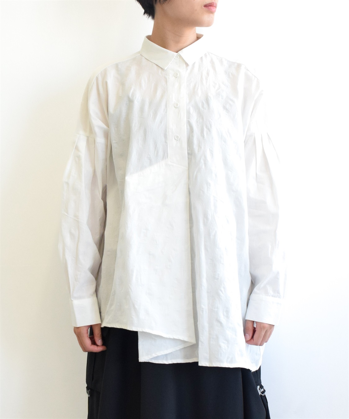 ATSURO TAYAMA アシンメトリーオーバーシャツ_main