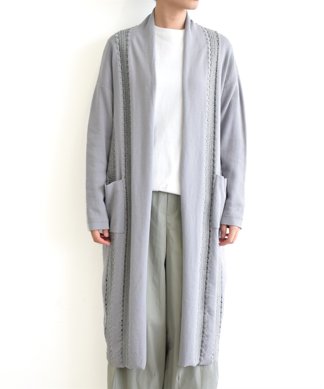 ATSURO TAYAMA カギ針編みづかいロングカーディガン_main