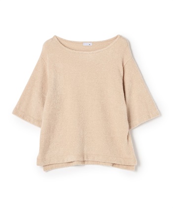 LAFUKU 【LAFUKU/ラフク】もこふわマシュマロ5分袖ルームウェアトップス《セットアップ対応/上下別売り》_variationthumb_1
