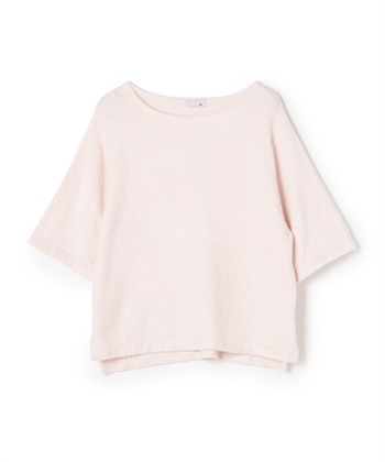 LAFUKU 【LAFUKU/ラフク】もこふわマシュマロ5分袖ルームウェアトップス《セットアップ対応/上下別売り》_variationthumb_3