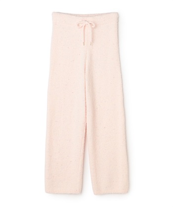 【LAFUKU/ラフク】マシュマロニットもちふわネップニットロングパンツ/ルームウェア（上下別売り）(サーモンピンク-S)
