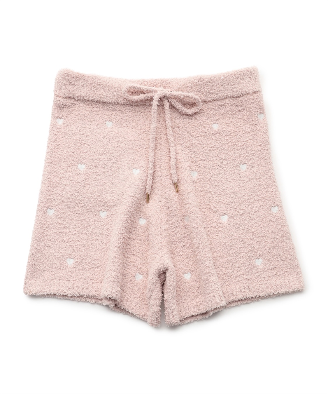 LAFUKU 【LAFUKU/ラフク】もちふわマシュマロニットハートドット刺繍ショートパンツ/ルームウェア（上下別売り）_variation_2