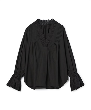 N.O.R.C <TIME SALE>カットワーク刺繍ボリュームスリーブブラウス_variationthumb_1