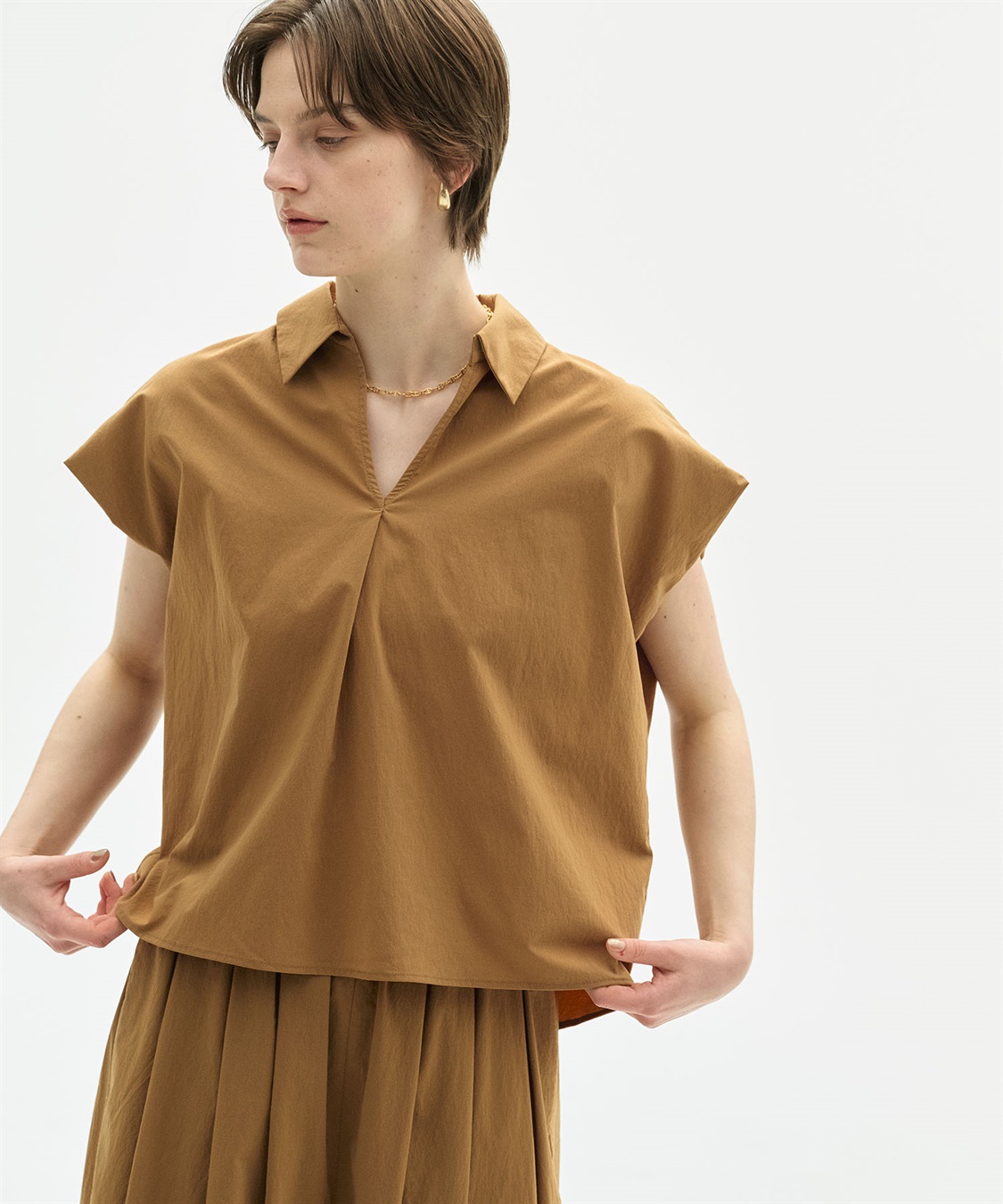 N.O.R.C <TIME SALE>ナイロンタスランスキッパーシャツ【AIRY MOTION】_variation_2